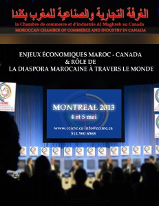 ENJEUX ÉCONOMIQUES MAROC - CANADA & RÔLE DE LA DIASPORA MAROCAINE À TRAVERS LE MONDE